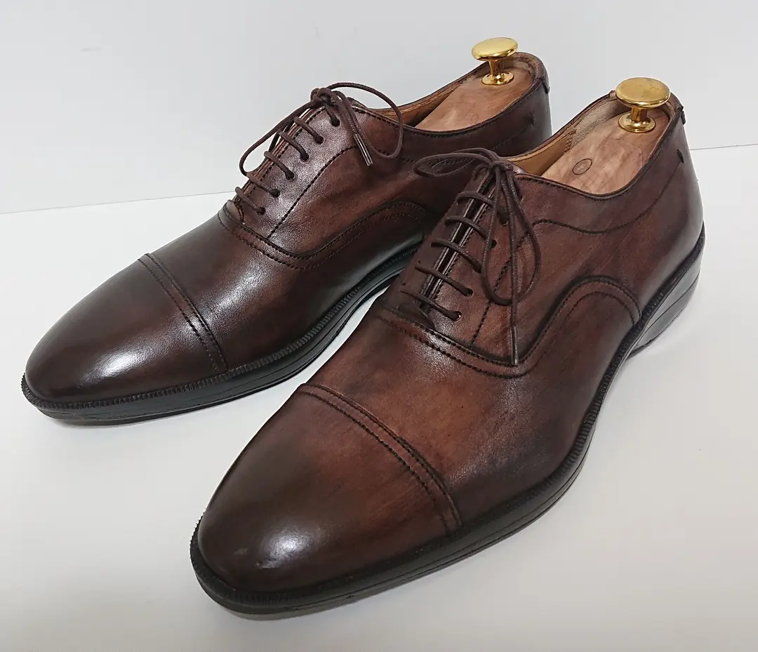 新品未使用✨Hawkins ホーキンス　イタリア製　プレーントゥ　レザーシューズ Hawkins ビジネスシューズ HAWKINS ホーキンス PLAIN TOE