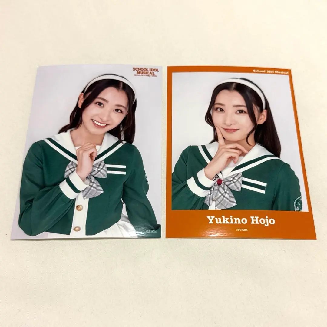 激レア　北条ユキノ　杏ジュリア　ブロマイド　サイン入り　初期公演 北条ユキノ役・杏ジュリア（超ときめき♡宣伝部） (c)「スクール