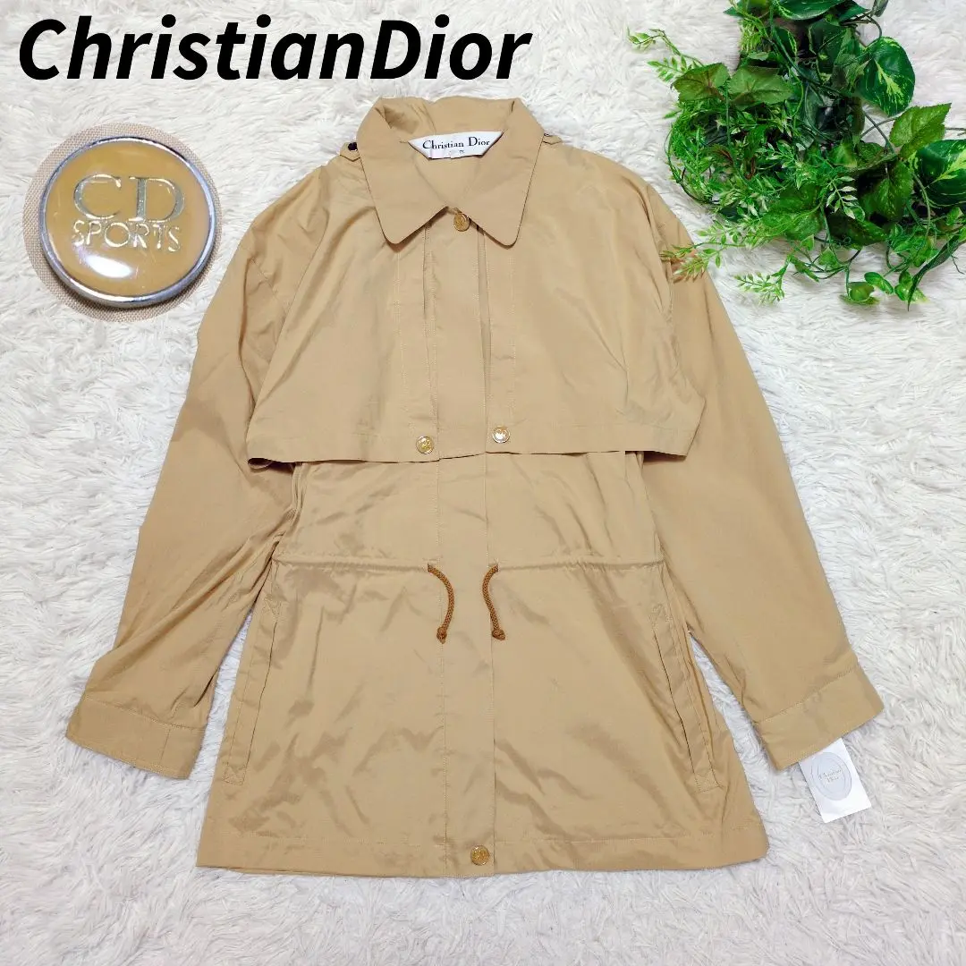 Christian Dior ベージュ ポンチョ・ケープコート 2025年最新】Christian Dior レディース ポンチョ・ケープコート