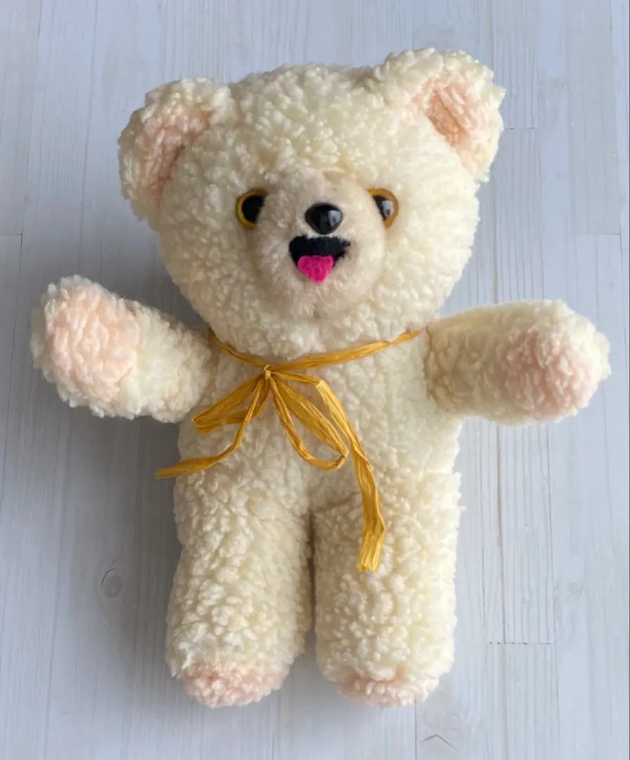 アンティーク　ベア テディベア　ファーファ　スナグル Snuggle Bear スナッグルベア FaFa ファーファ ぬいぐるみ 17cm