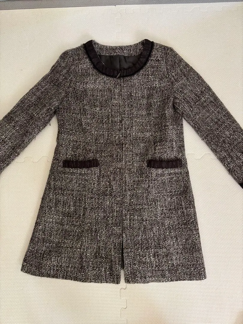 Thumbnail of ENNEA Brown Gray Tweed-style Outerwear