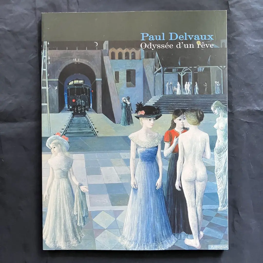 ポール・デルボー、「伝説の旅」の為の習作、希少な画集より、新品額装付 ポール・デルボー、「伝説の旅」の為の習作、希少な画集より