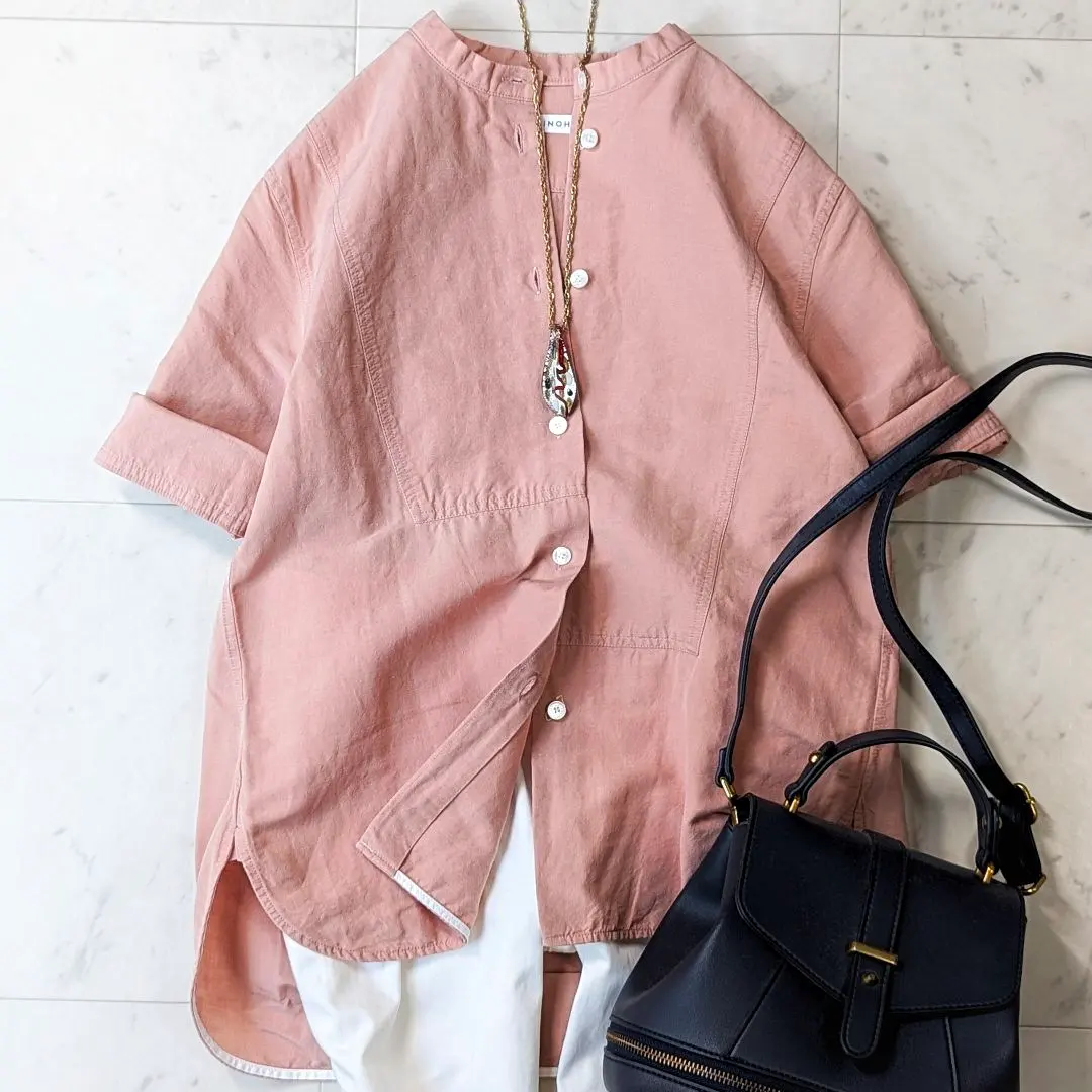 お値下げ！新品　定価38500円　CINOH レディース　半袖シャツ 2025年最新】CINOH レディース 半袖 シャツ・ブラウスの人気