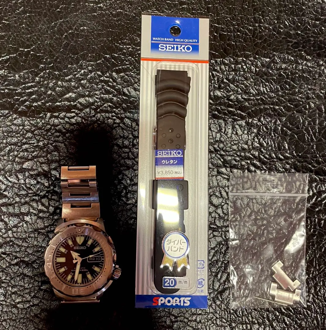 ブレス長 初代 ブラックモンスター SEIKO SKX779K ダイバーズ ブレス長 初代 ブラックモンスター SEIKO SKX779K ダイバーズ