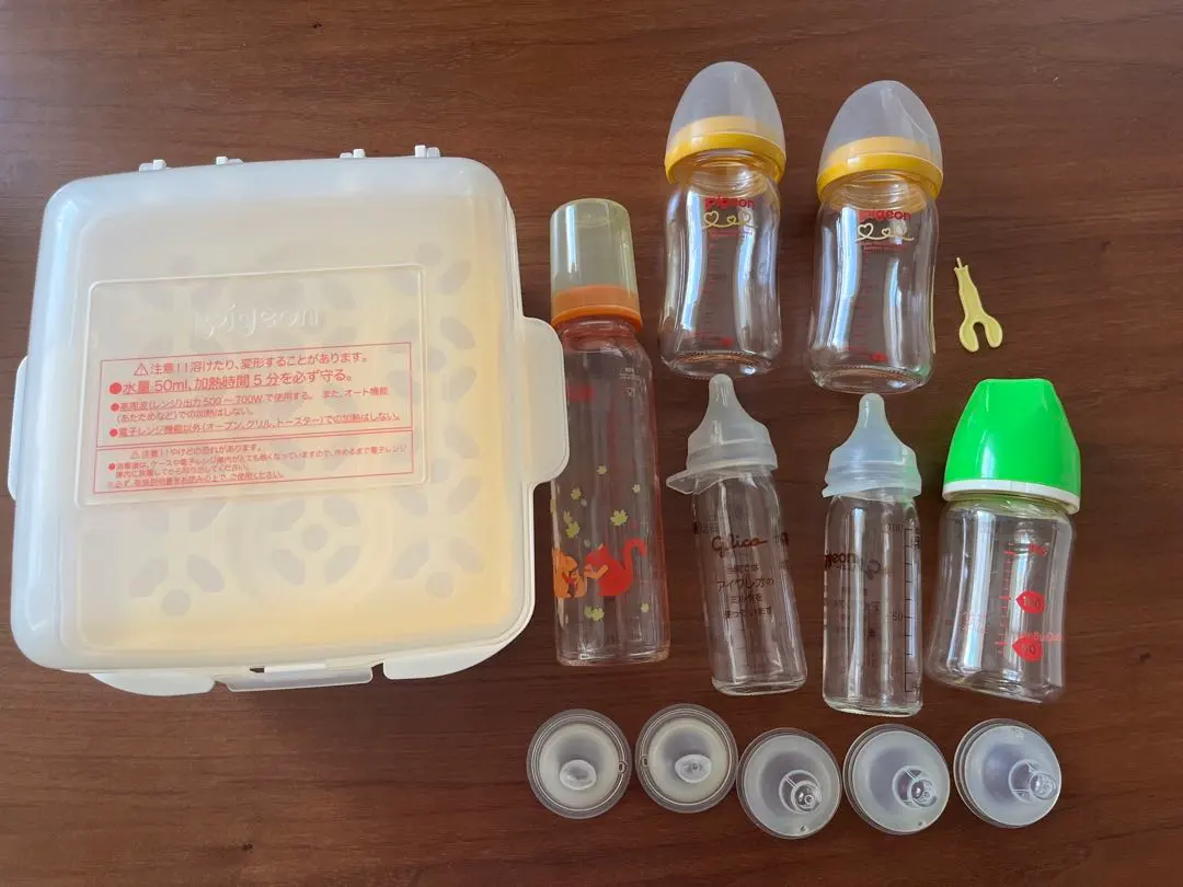 貝親 奶瓶消毒盒、奶瓶 等 的縮圖