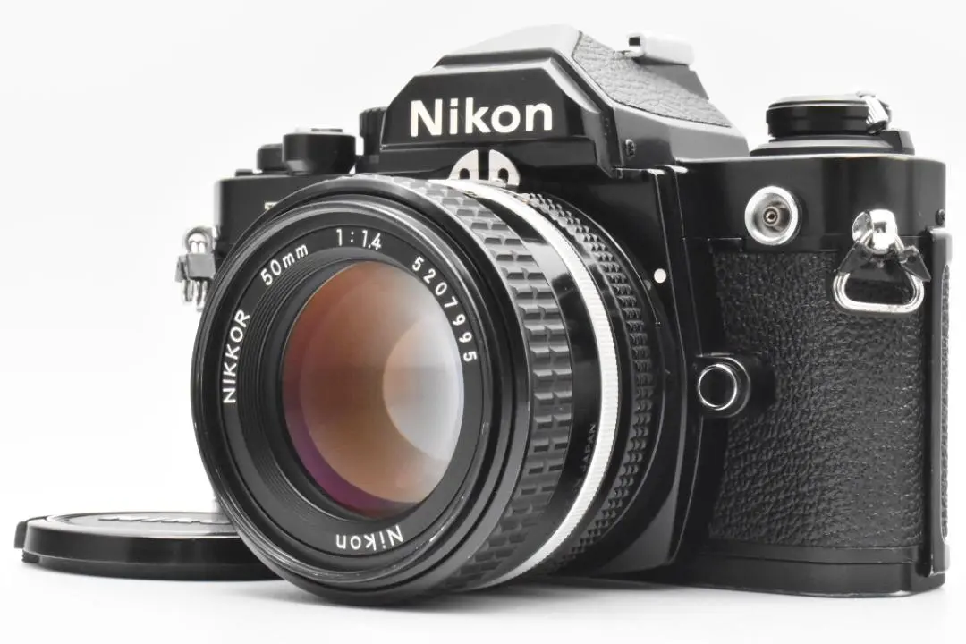 Nikon NewFM2 ブラックボディ 50mm f1.4 訳あり New FM2 ボディ Ai-s NIKKOR 50mm F1.4 CA01-M2534-3U4B-ψ