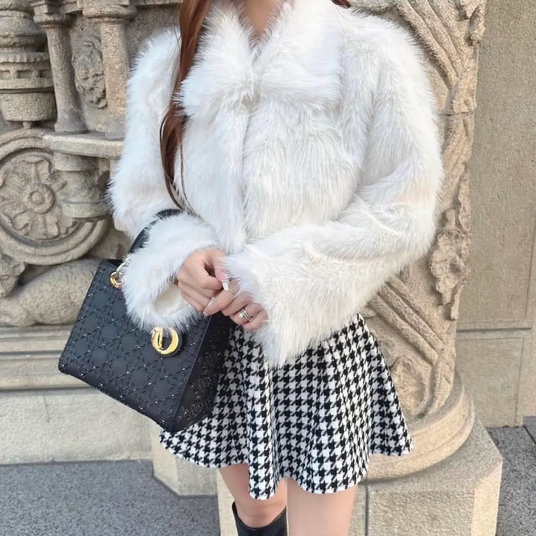 ジャケット・アウター Lumignon Quilting fur coat Lumignon original ♥ Quilting fur coat 【オフホワイト