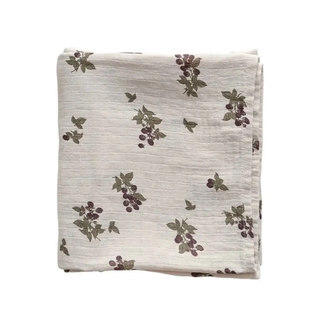 【新品未開封】　garbo&friends ガルボアンドフレンズ ブラックベリー Amazon.co.jp: [ガルボアンドフレンズ] おくるみ MUSLIN SWADDLE