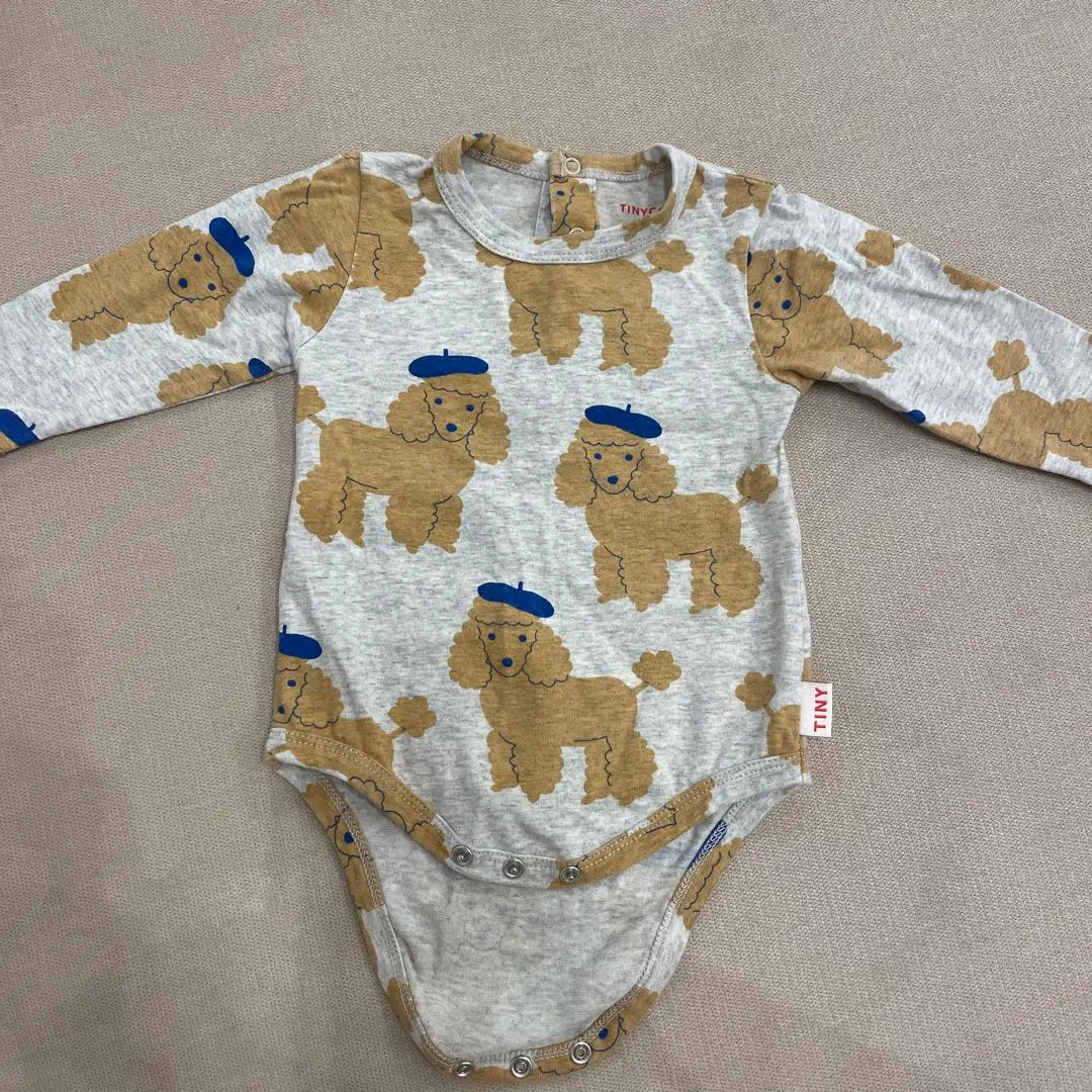 tinycottons プードル　ジーンズ　3y SALE】tinycottons TINY POODLE BABY PANT light grey heather