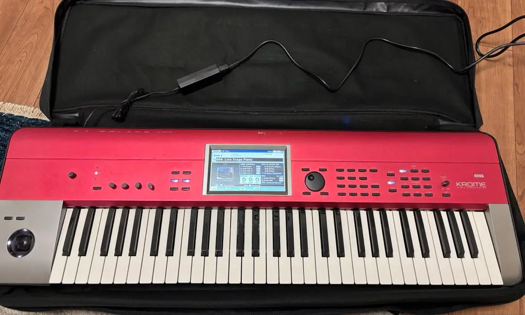 KORG KROME 61鍵 シンセサイザー 限定レッドカラー