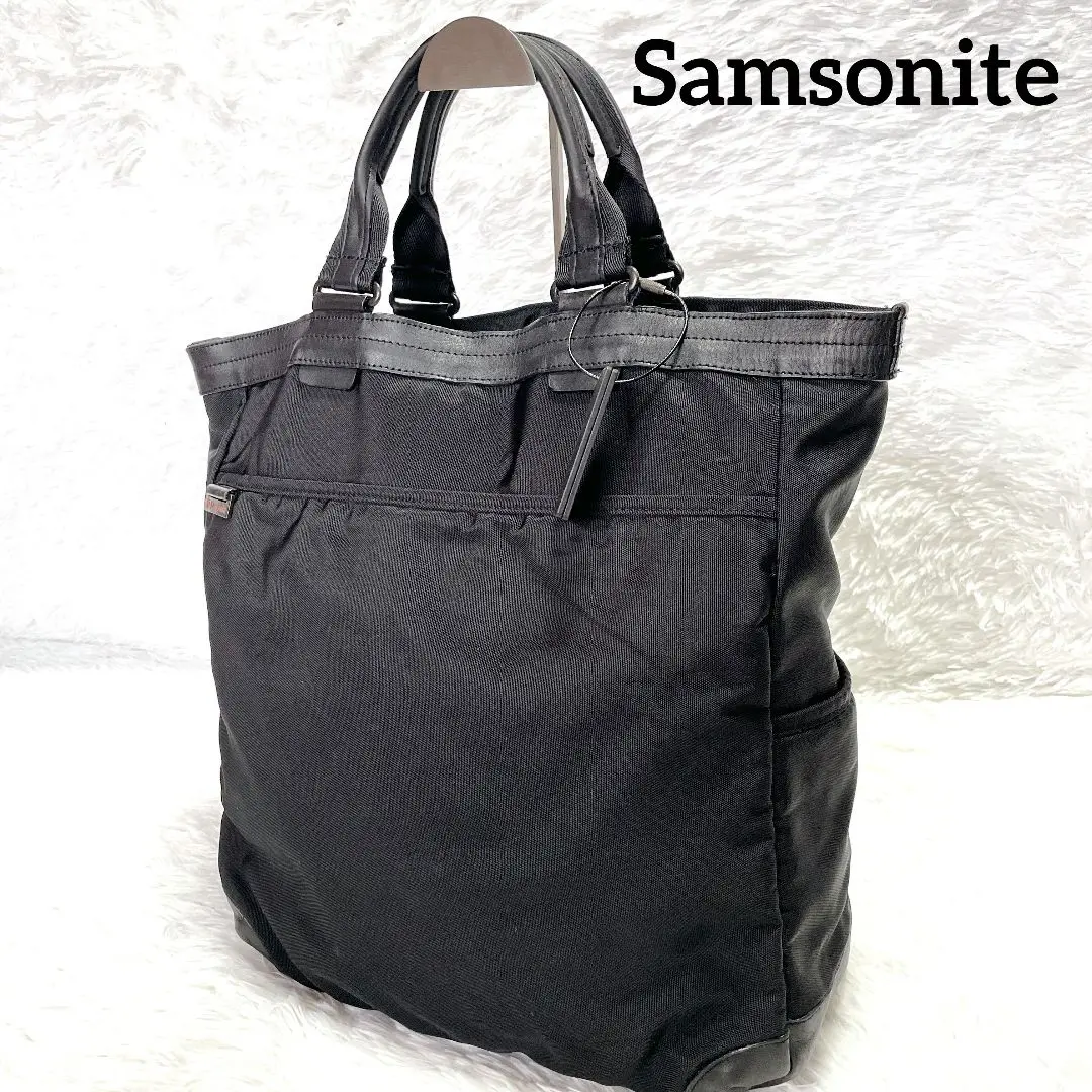 サムソナイト トートバック ビジネスバッグ 肩掛け ブラック ナイロン A4可能 Samsonite 最大51%☆8/24限定 正規品2年保証 サムソナイト