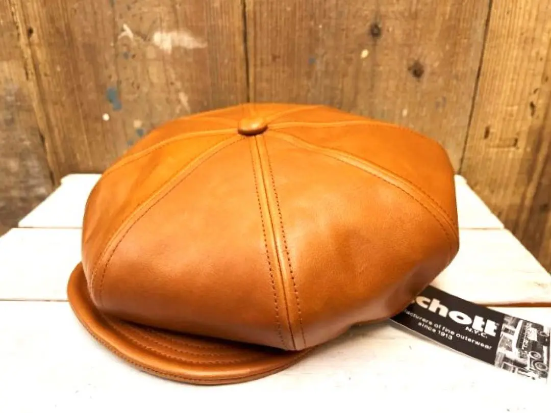 ミーゴ Schott ショットキャスケット 黒 Lサイズ セール】Schott/ショット/6P CASQUETTE/6パネル キャスケット