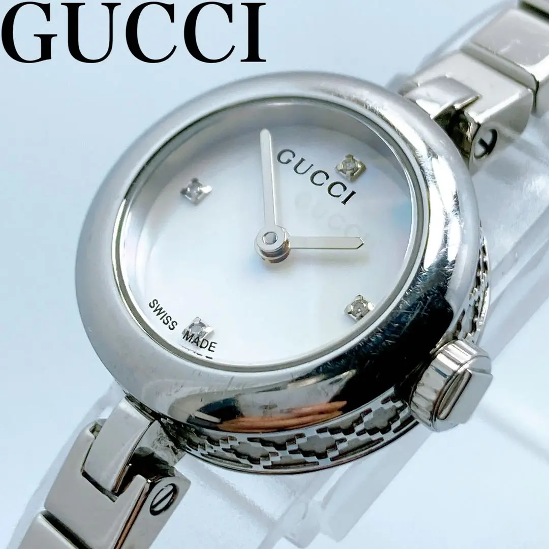 【極美品・箱付き】GUCCI グッチ ディアマンテ 腕時計 レディース 稼動品 2025年最新】グッチ ディアマンテ 腕時計の人気アイテム - メルカリ