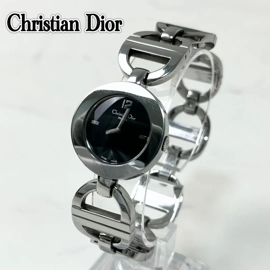 【実働】 Christian Dior CD022110 マリス 腕時計 Dior ディオール マリス CD022110 腕時計 SS クオーツ アナログ