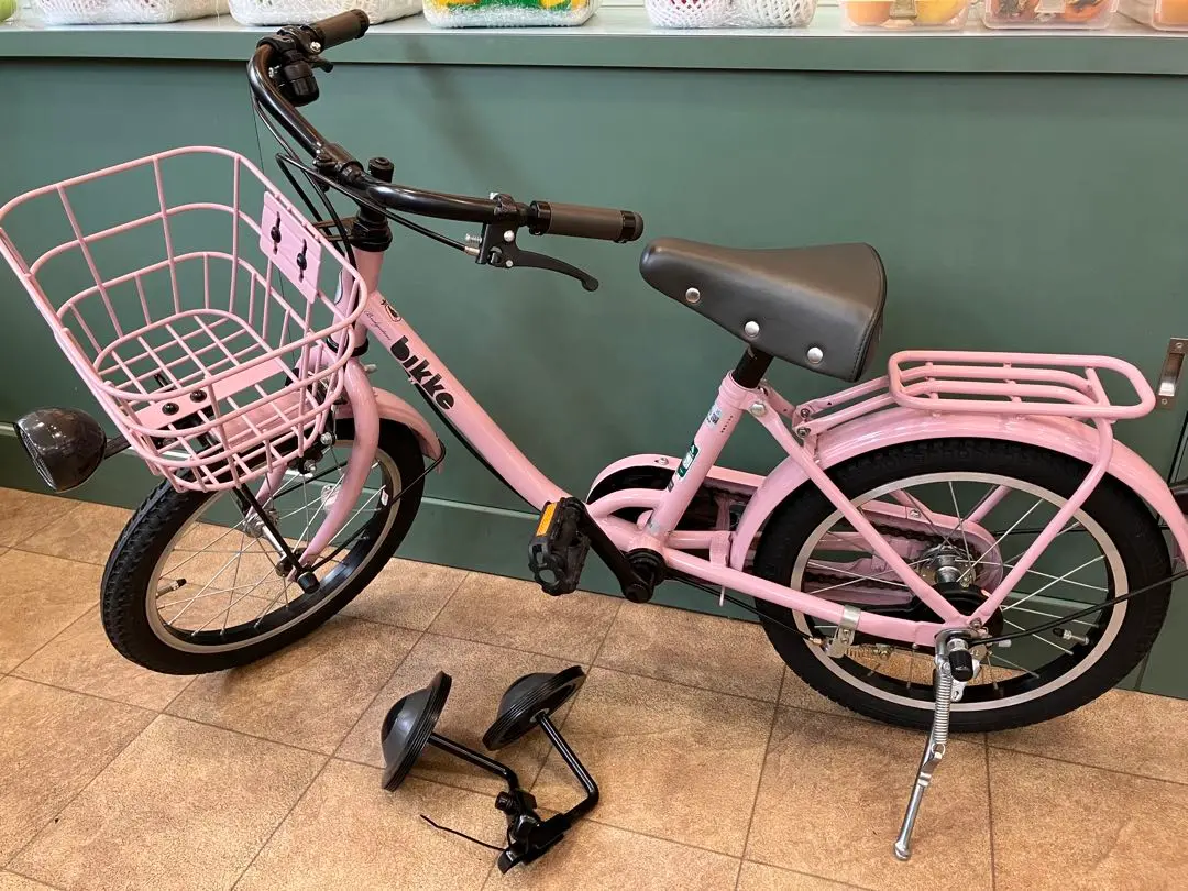 のぶりんさま専用　bikke 幼児用自転車 ピンク 16インチ 2025年最新】ビッケ 自転車 16インチの人気アイテム - メルカリ