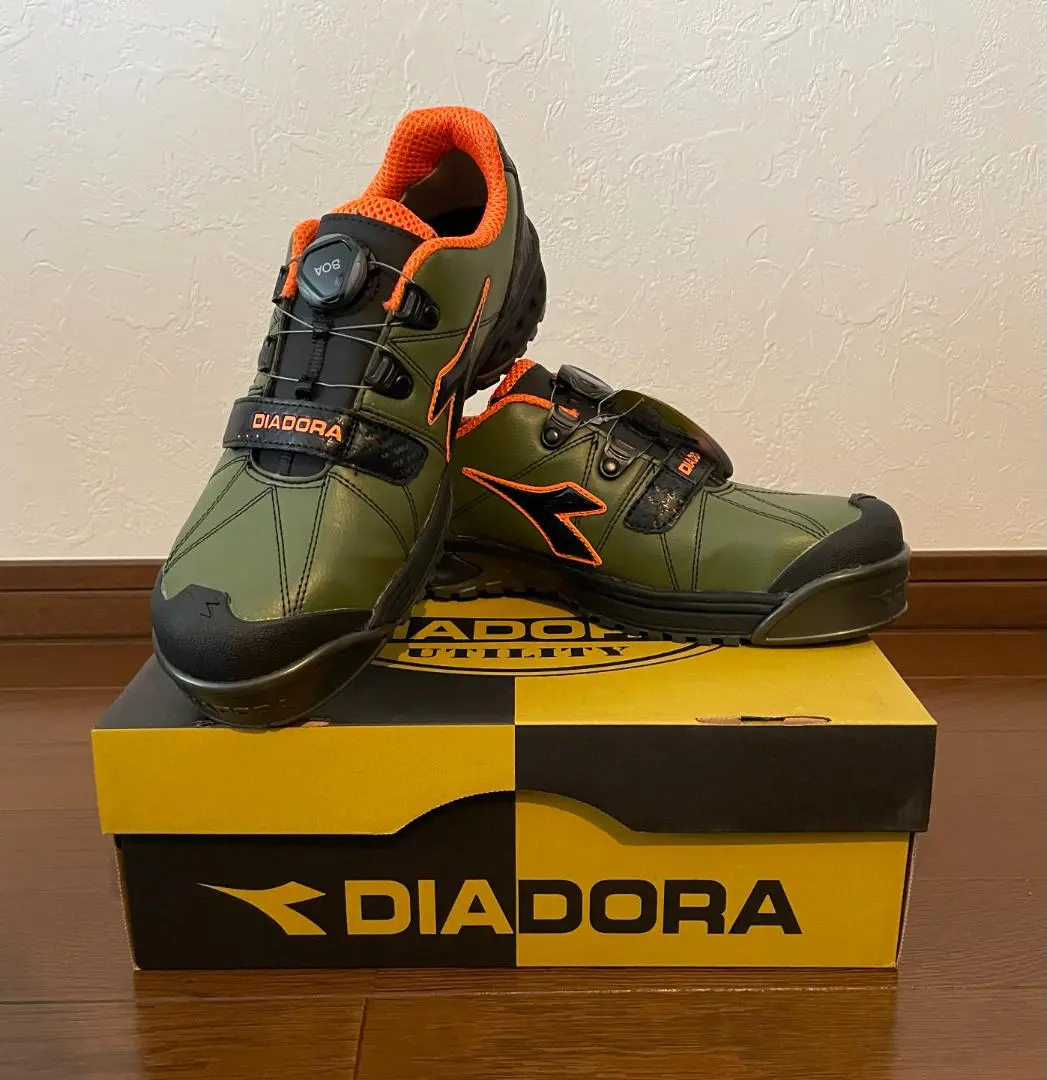 DIADORA オレンジ　26cm （安全靴 セーフティシューズ）　新品 DIADORA オレンジ 26cm （安全靴 セーフティシューズ） - メルカリ