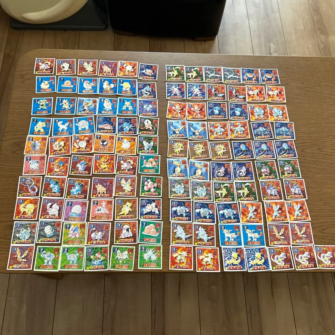 Thumbnail of Pokemon Seal Legend (approximately) 20 years ago, set of 121 seals, with 33 duplicates.