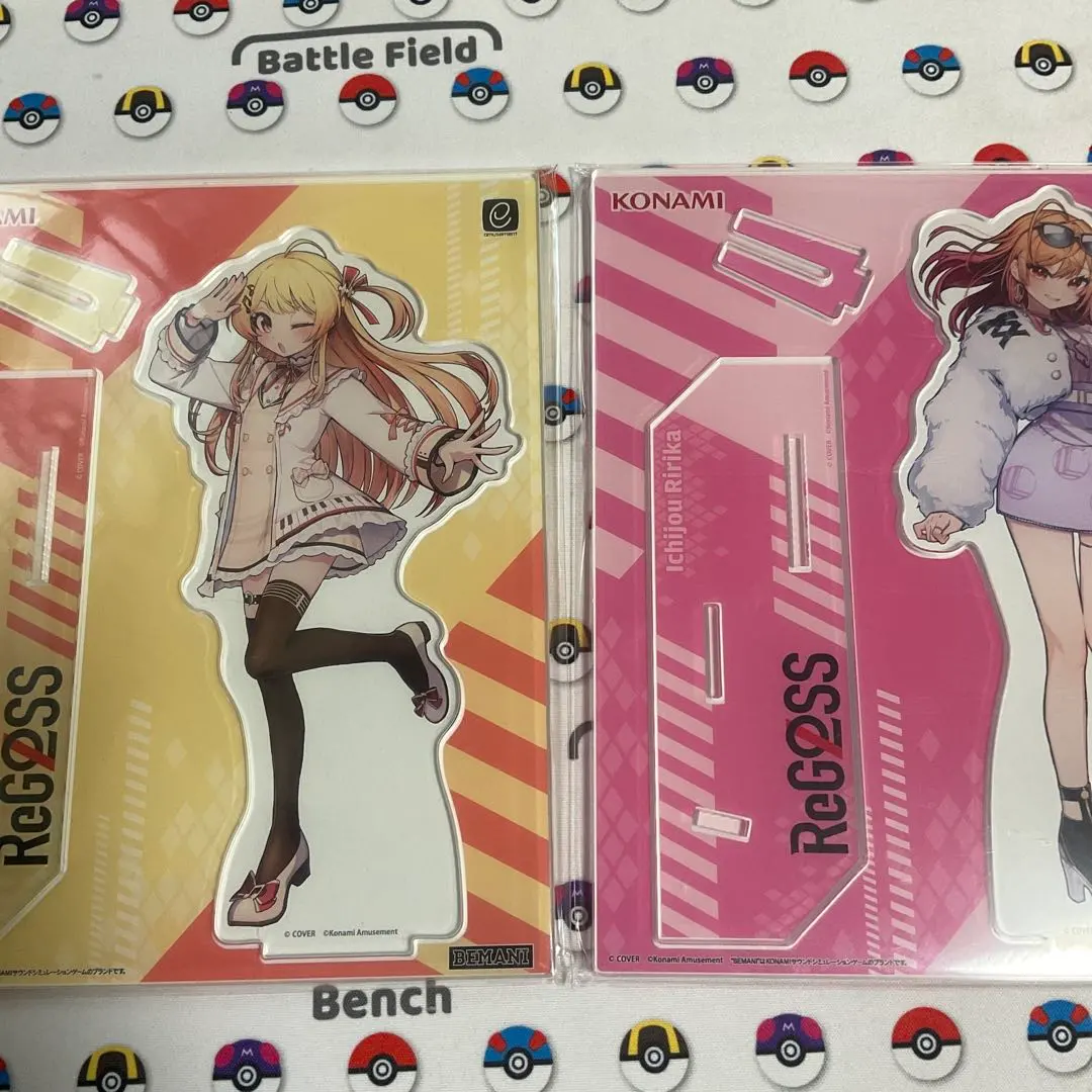 Thumbnail of ReGLOSS BEMANI Collaboration: Kana Otose, Ririka Ichijo Acrylic Stand Set