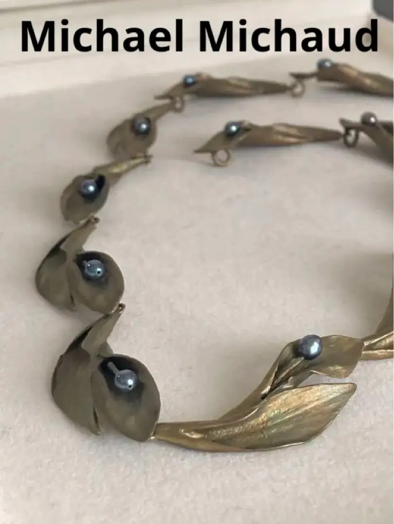 Michael Michaud リメンブランス・ポピー 両耳ピアス 未使用