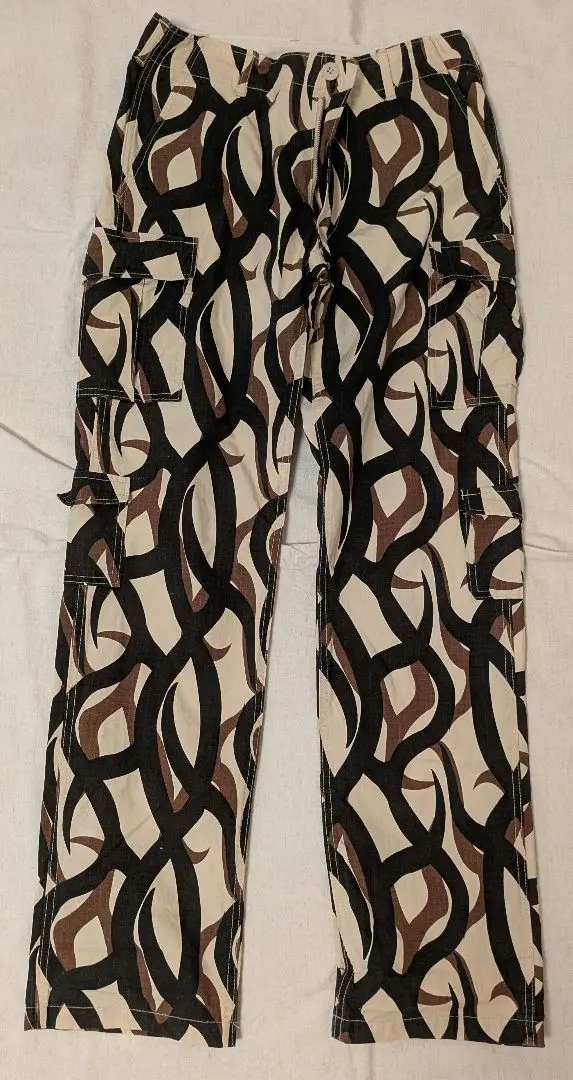 NUMBER（N）INE 04AW トライバルカモ柄　ハーフパンツ 参考上代51700円 未使用品［ー］MINUS Tribal Camouflage Slash