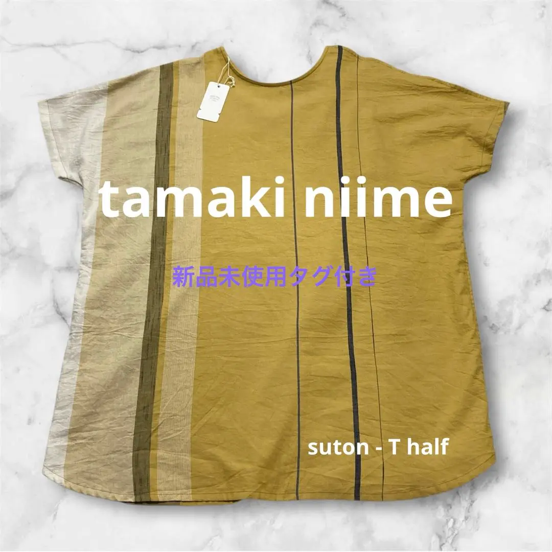 タマキニイメ tamaki niime tシャツ fuwa-T short cotton｜tamaki niime 玉木新雌