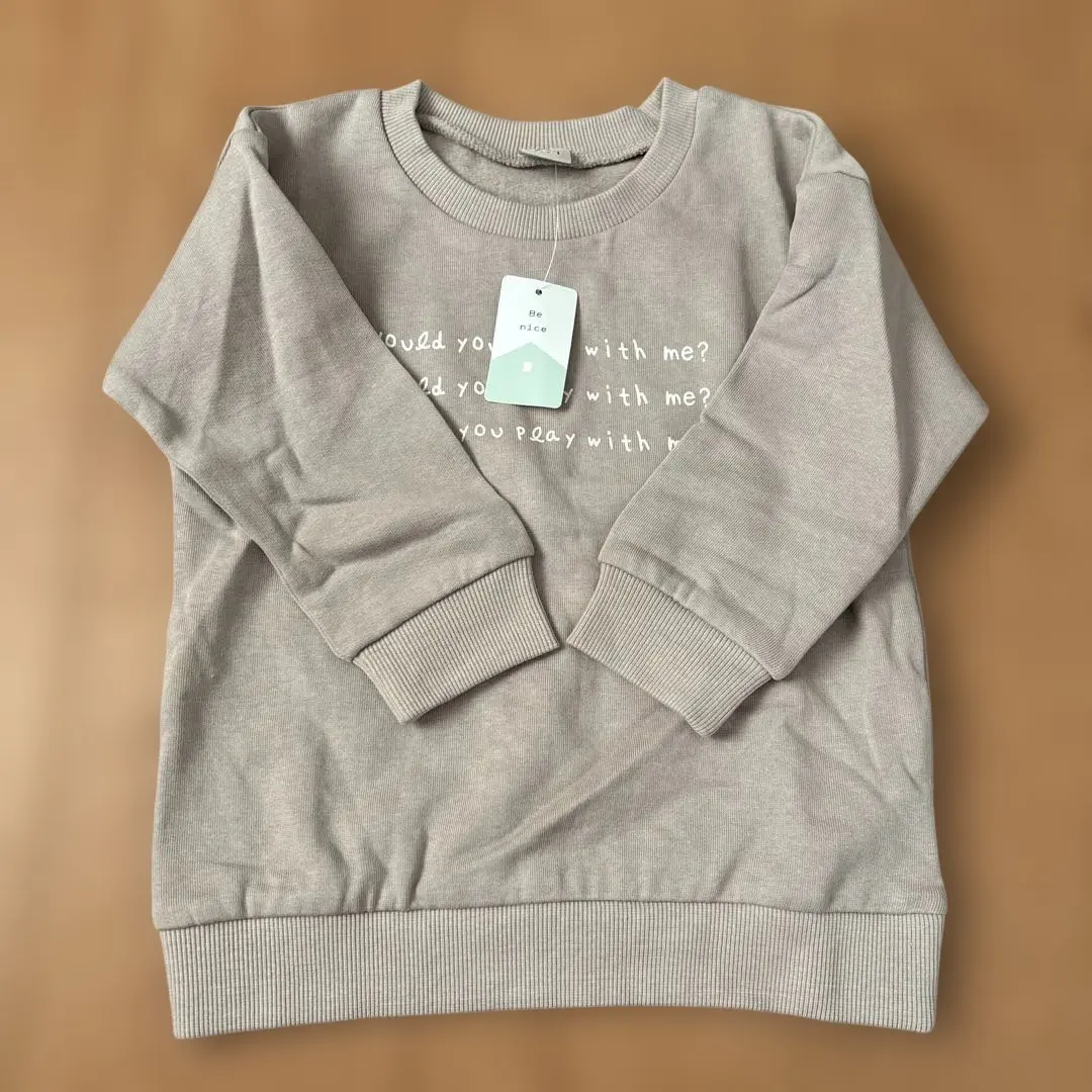 Thumbnail of Size 95, Greige, Message Sweatshirt