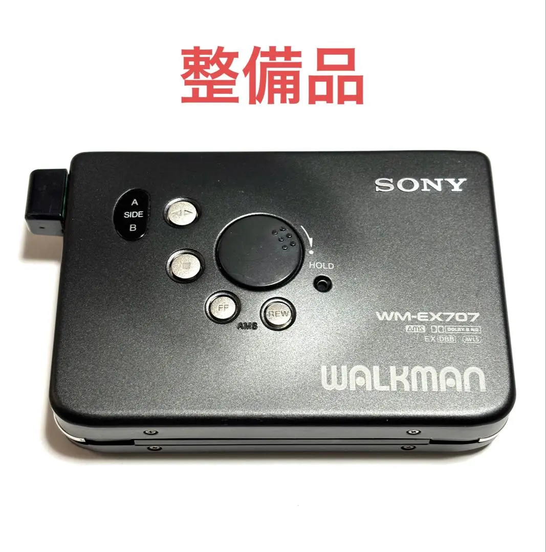美品】SONY/ソニーカセットウォークマンWM-EX70レッド