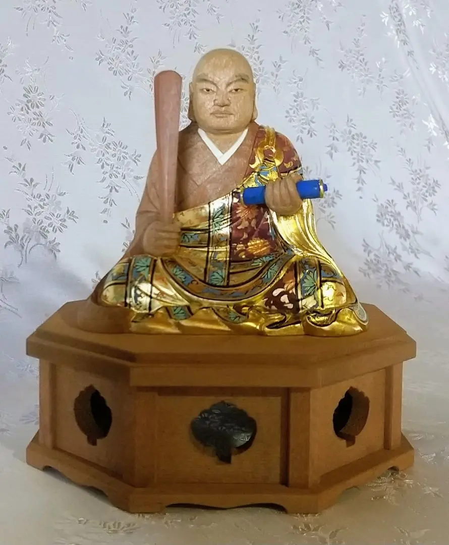 日蓮聖人坐像 2.5寸#071 ◆台座は白檀 木彫 仏像 2025年最新】日蓮 像の人気アイテム - メルカリ