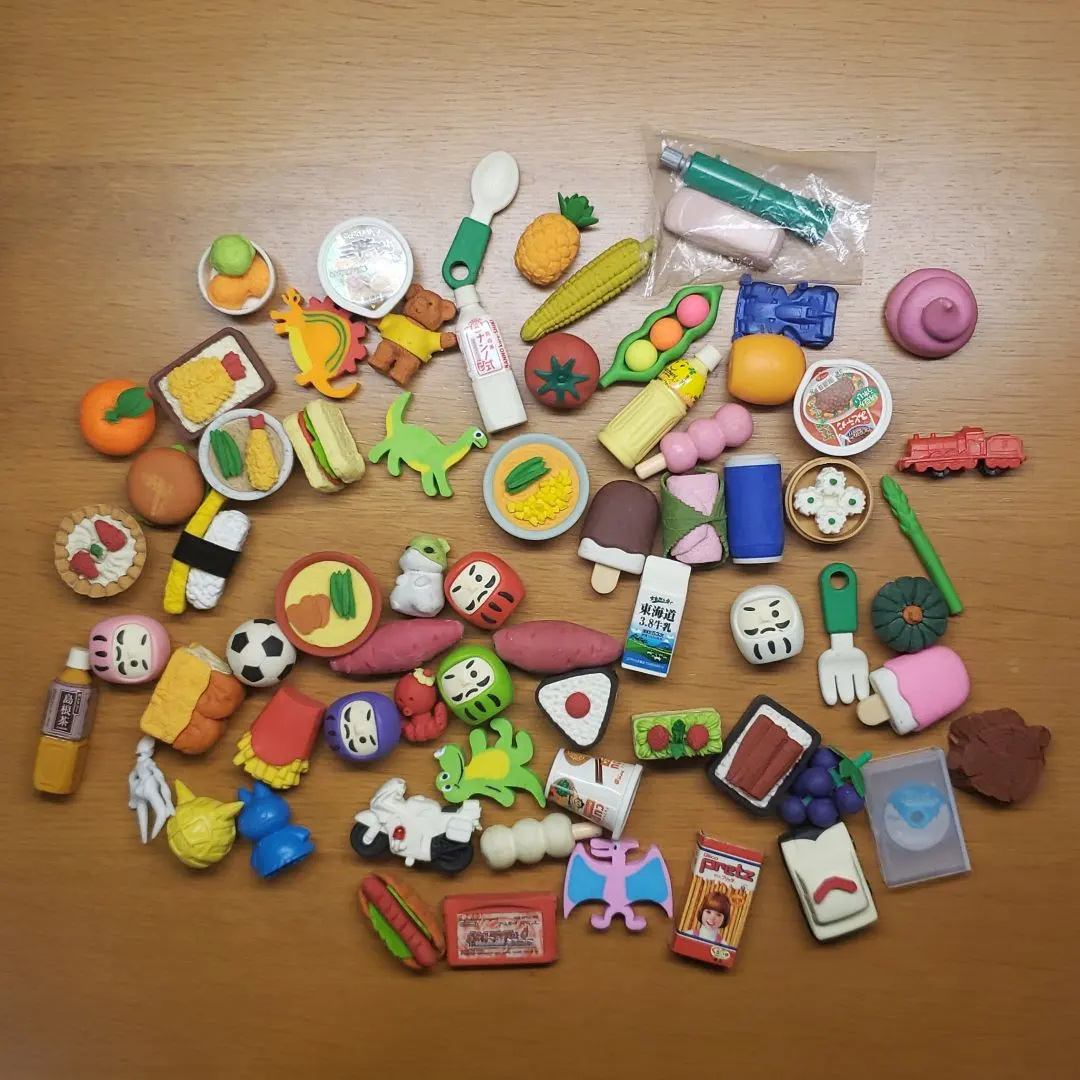 Thumbnail of A large quantity of toy erasers