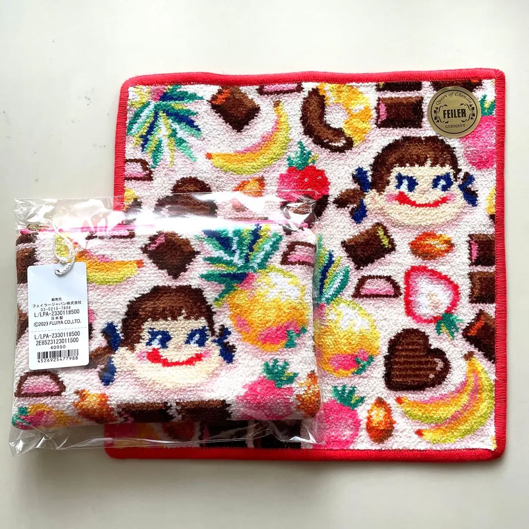 【新品・未使用】ペコちゃん ペコパティスリー ポーチ フラット FEILER FEILER MAGAZINE 詳細 | フェイラー(FEILER)オフィシャル