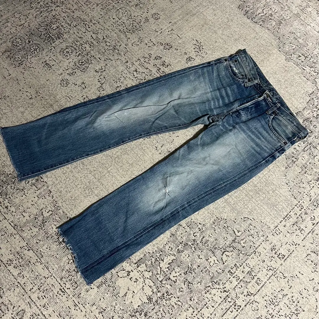 green デニム　27 HYKE HYKEハイク green グリーン ジーンズ サイズ 27 日本製 ジーパン