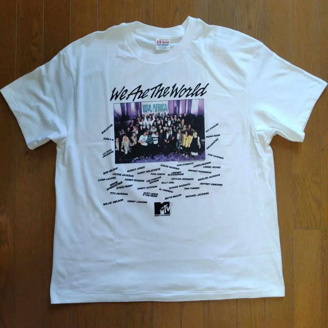 デッドストック WE ARE THE WORLD 1985 Tshirt XL