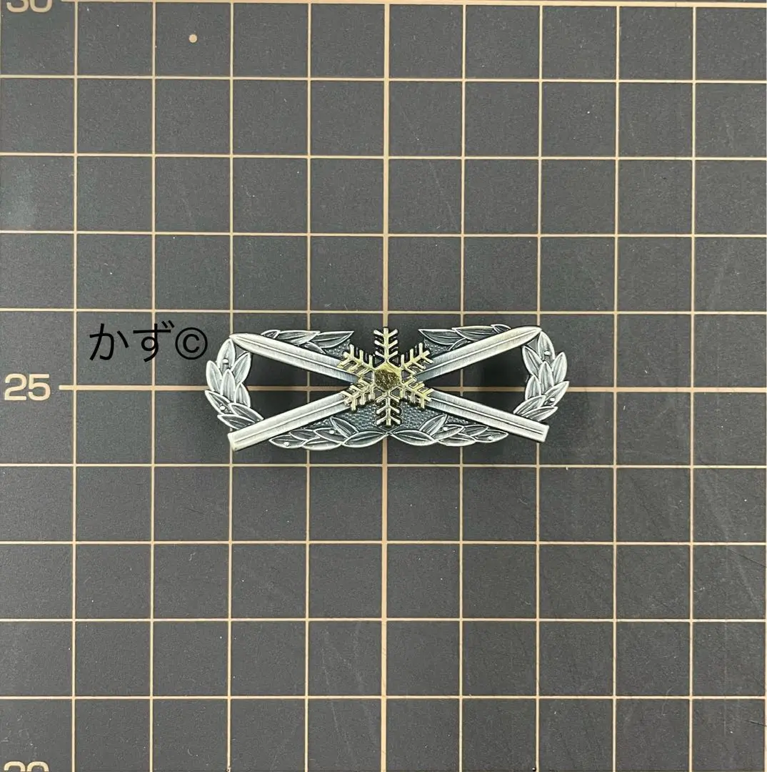 保安隊。自衛隊。昔のスキー指導官バッジ。北部方面隊。vintag。レア物品。 保安隊。自衛隊。昔のスキー指導官バッジ。北部方面隊。vintag