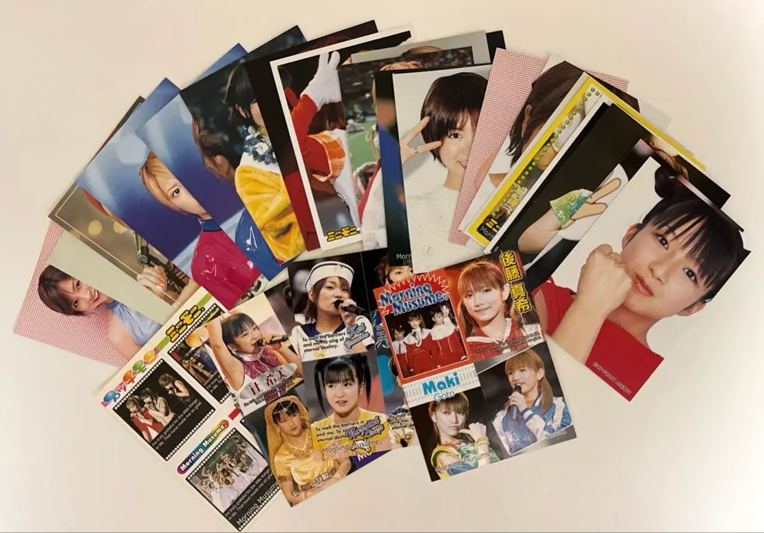 Thumbnail of Morning Musume. Photo-style Cards & Stickers 2000s Idol Goods