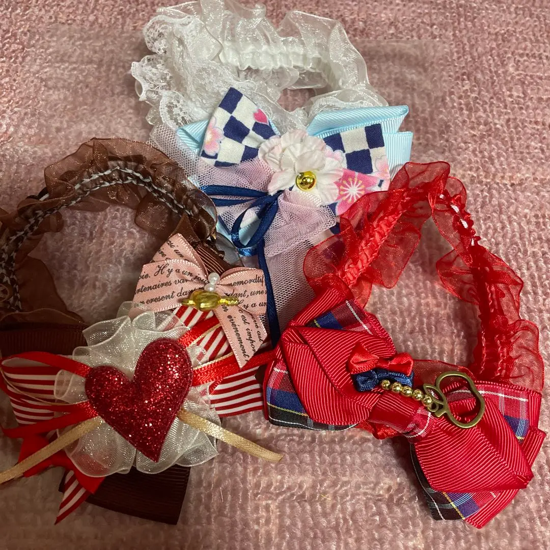 Thumbnail of Dog Chouchou Collar 【Set of 3】19