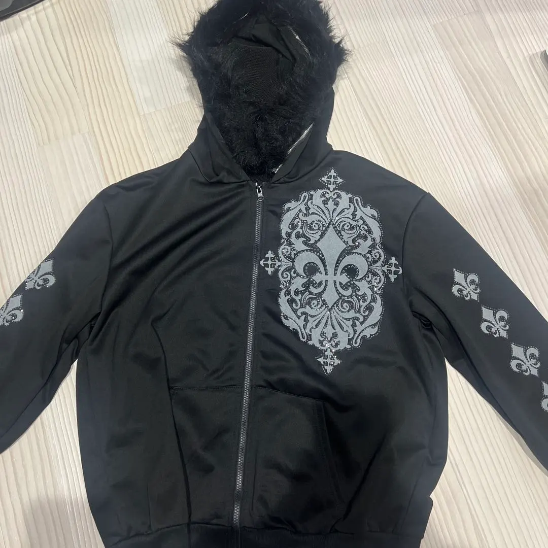 Thumbnail of Full-zip fur hoodie y2k