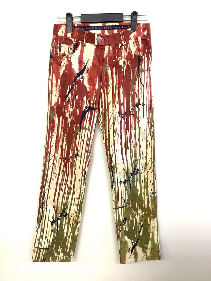 希少☆OLD JeanPaulGaultierゴルチエ クロコ柄レザーパンツ 希少 90s jean paul gaultier homme レザーパンツ leather pants