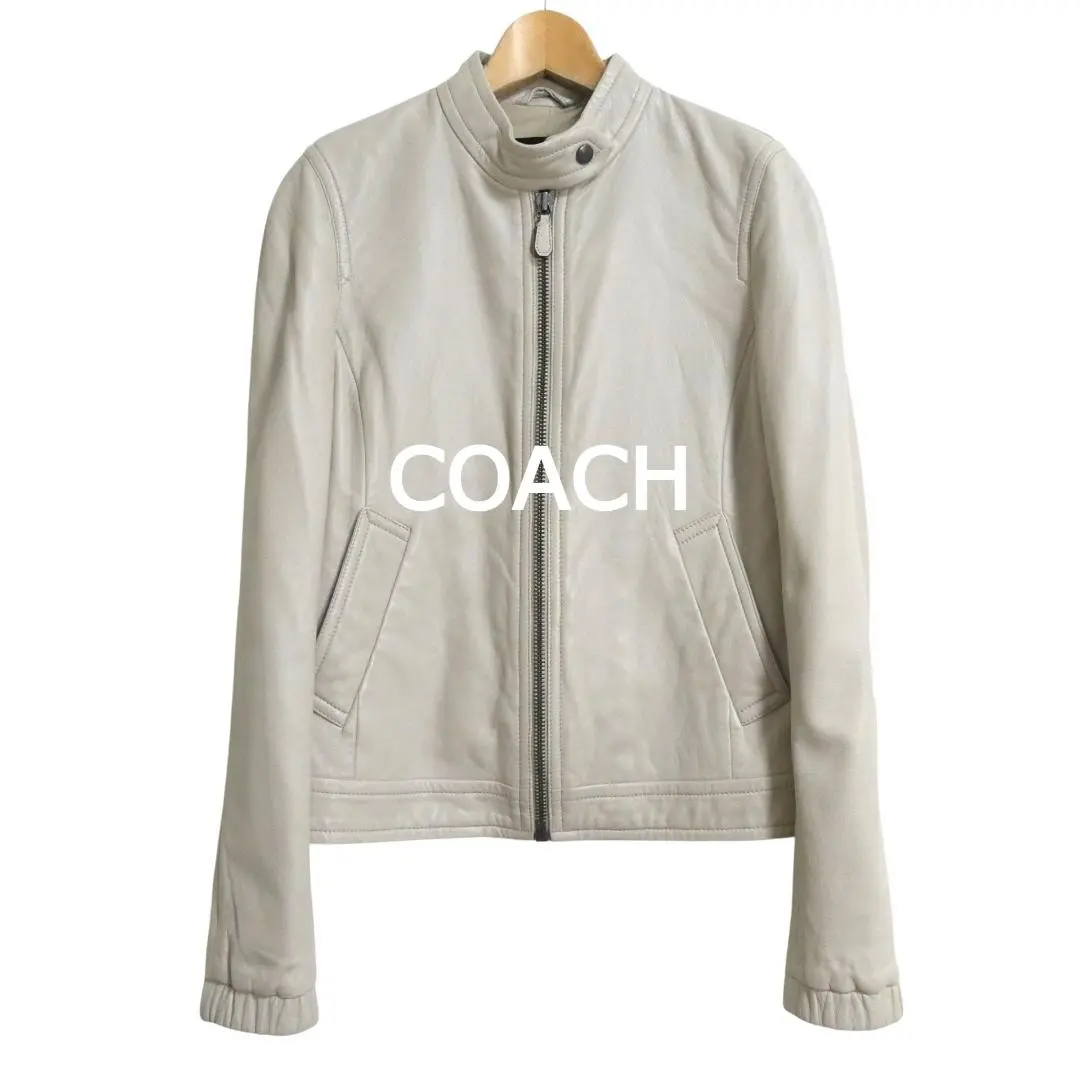 ✨美品✨COACH　シングルライダース　本革　レディース Lサイズ相当 2025年最新】COACH レディース シングルライダースの人気
