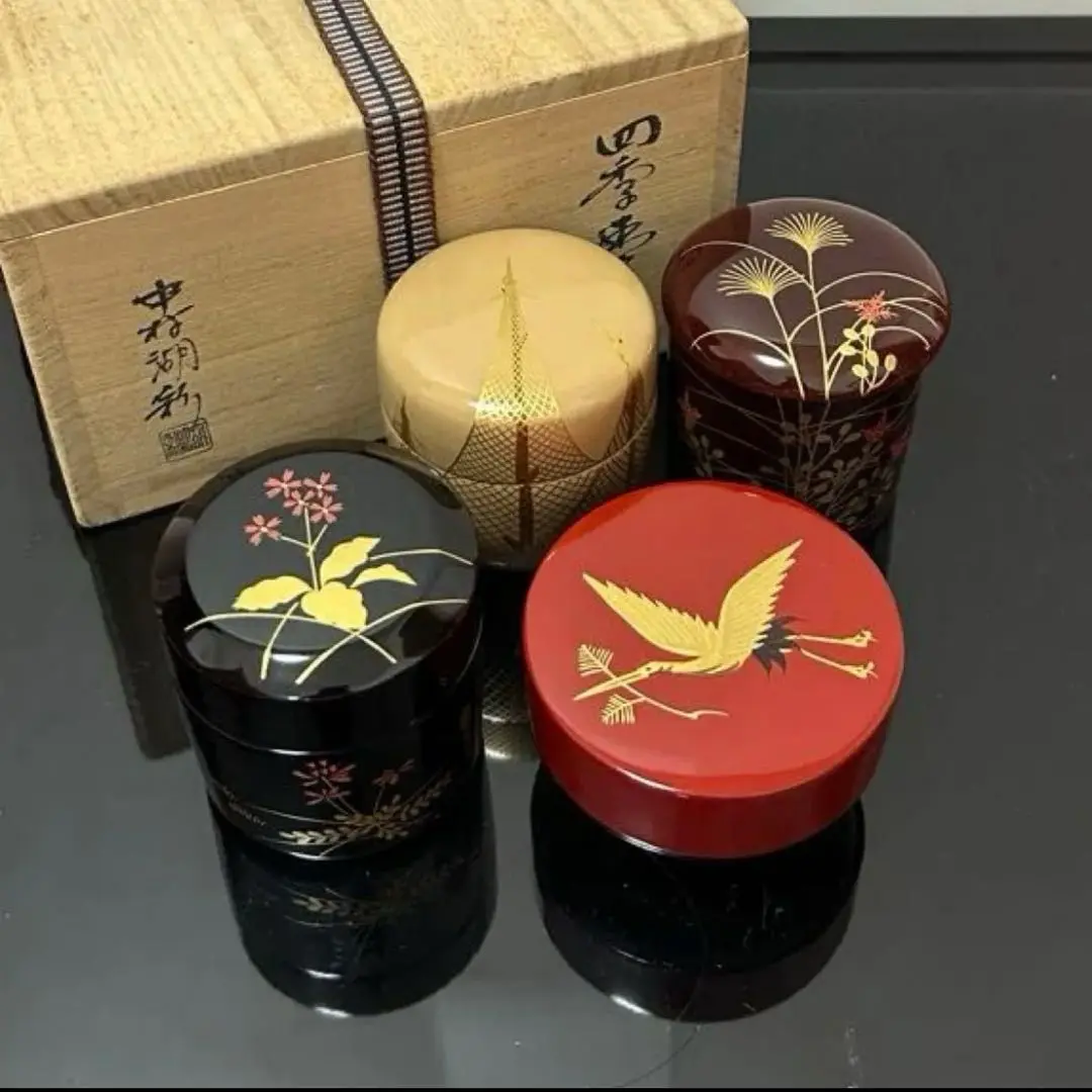 茶道具、木製平棗、白漆、牛童子、湖彩作、すず9番 2025年最新】白漆 棗の人気アイテム - メルカリ