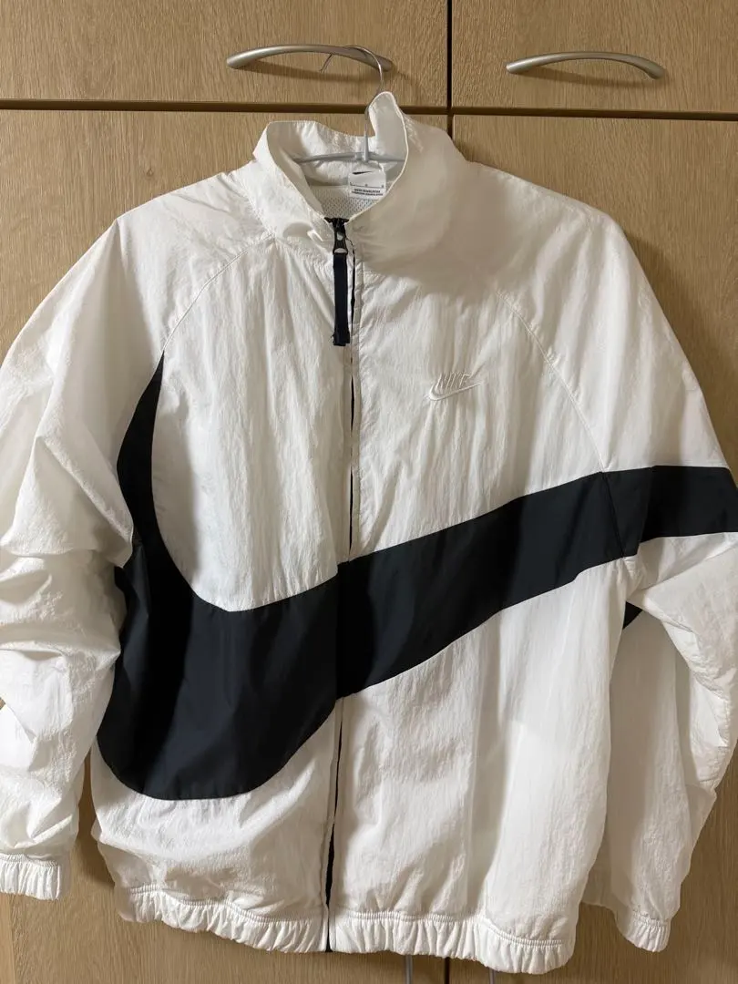 Thumbnail of Nike Pig Swoosh Nylon Jacket White/Black L