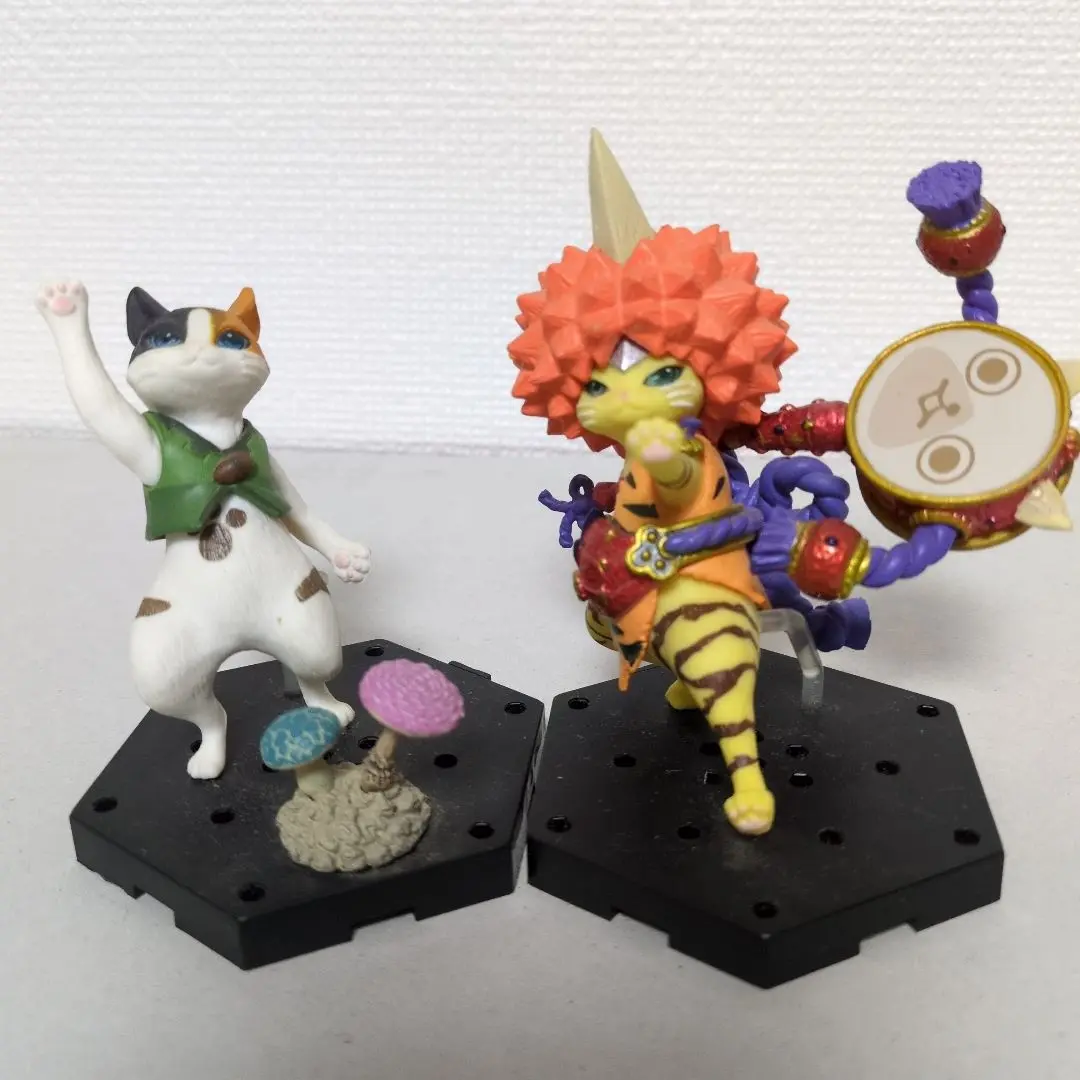 希少品　カプコンフィギュアビルダー　モンスターハンター　オトモアイルー 　６体 カプコンフィギュアビルダー スタンダードモデル
