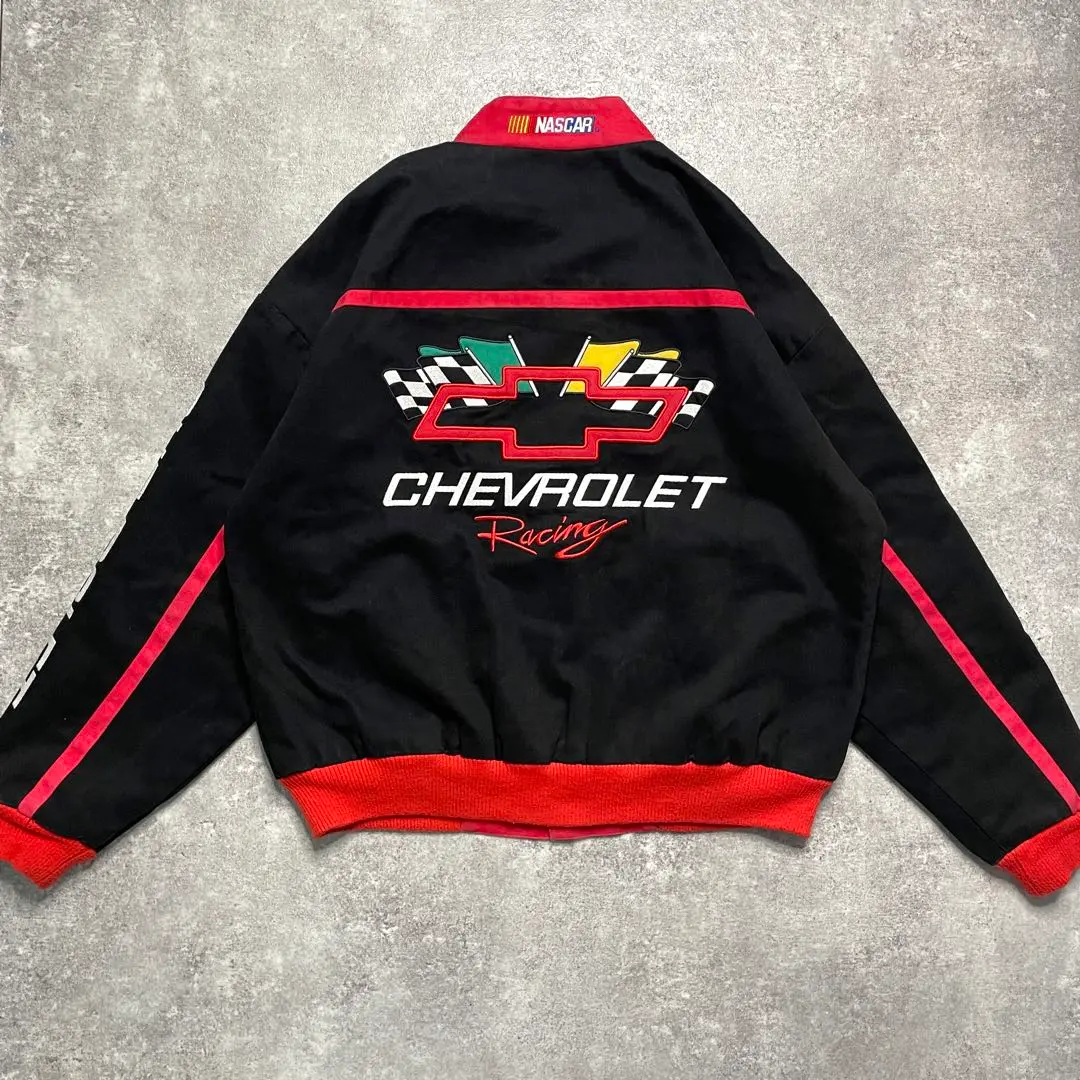 U*A様 Chevrolet Camaro スタジャン 刺繍Mサイズ レーシング Chevrolet Camaro スタジャン 刺繍Mサイズ レーシングジャケット