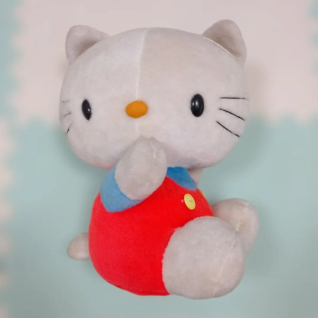 Thumbnail of Ultra Rare Sanrio Retro Hello Kitty 1976 Plush Toy - Damaged