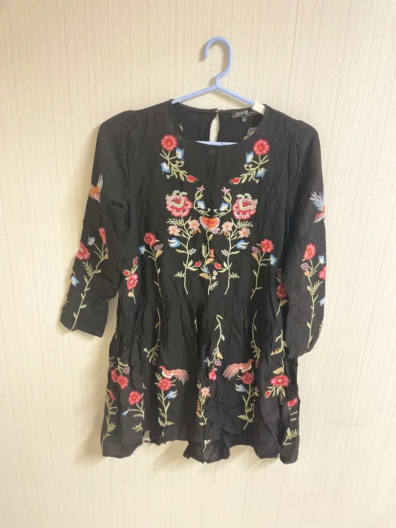 Thumbnail of ZARA Embroidered Long Sleeve Dress (Available in S and M sizes) Multiple items in stock