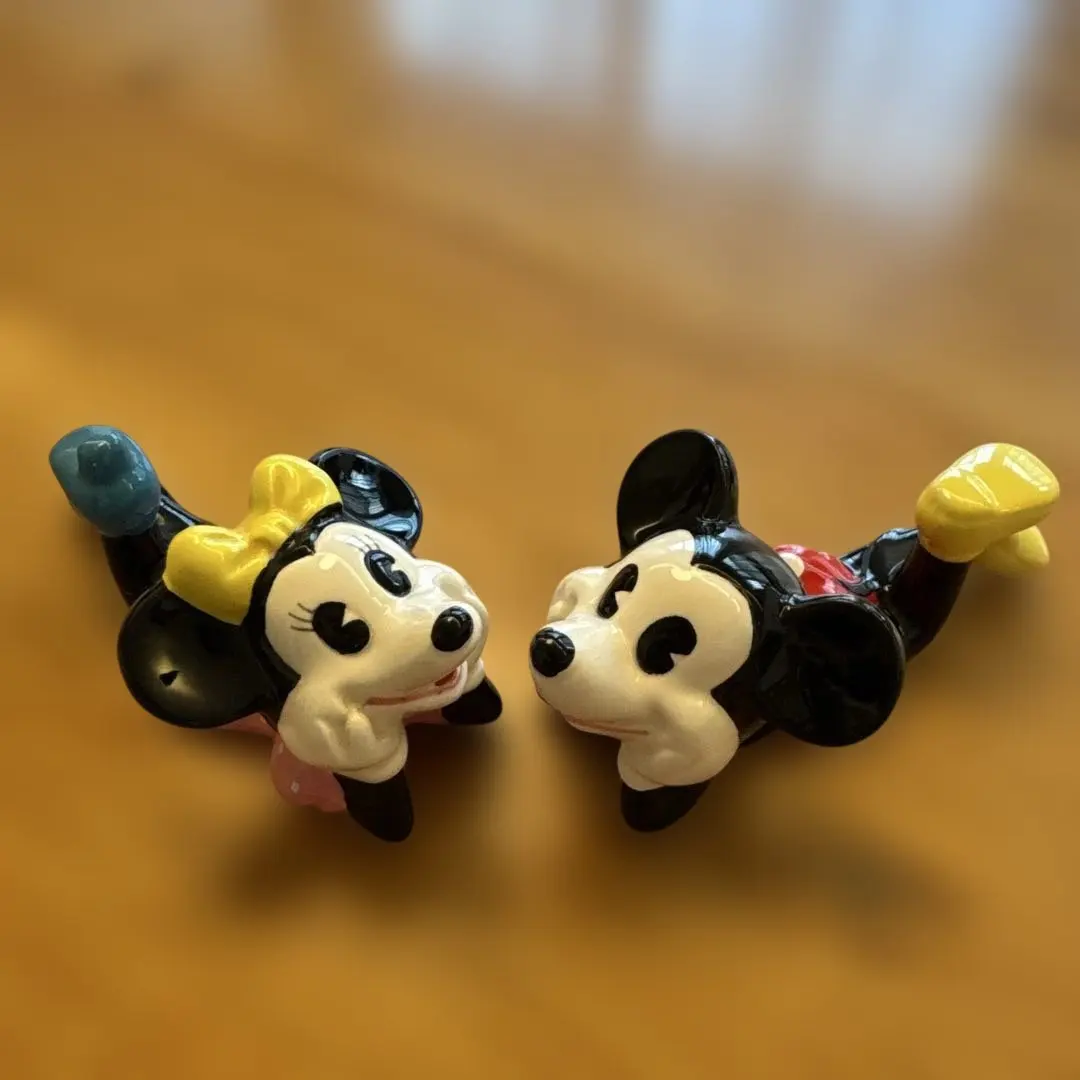Thumbnail of Used ⭐︎ Mickey & Minnie Ceramic Figurines