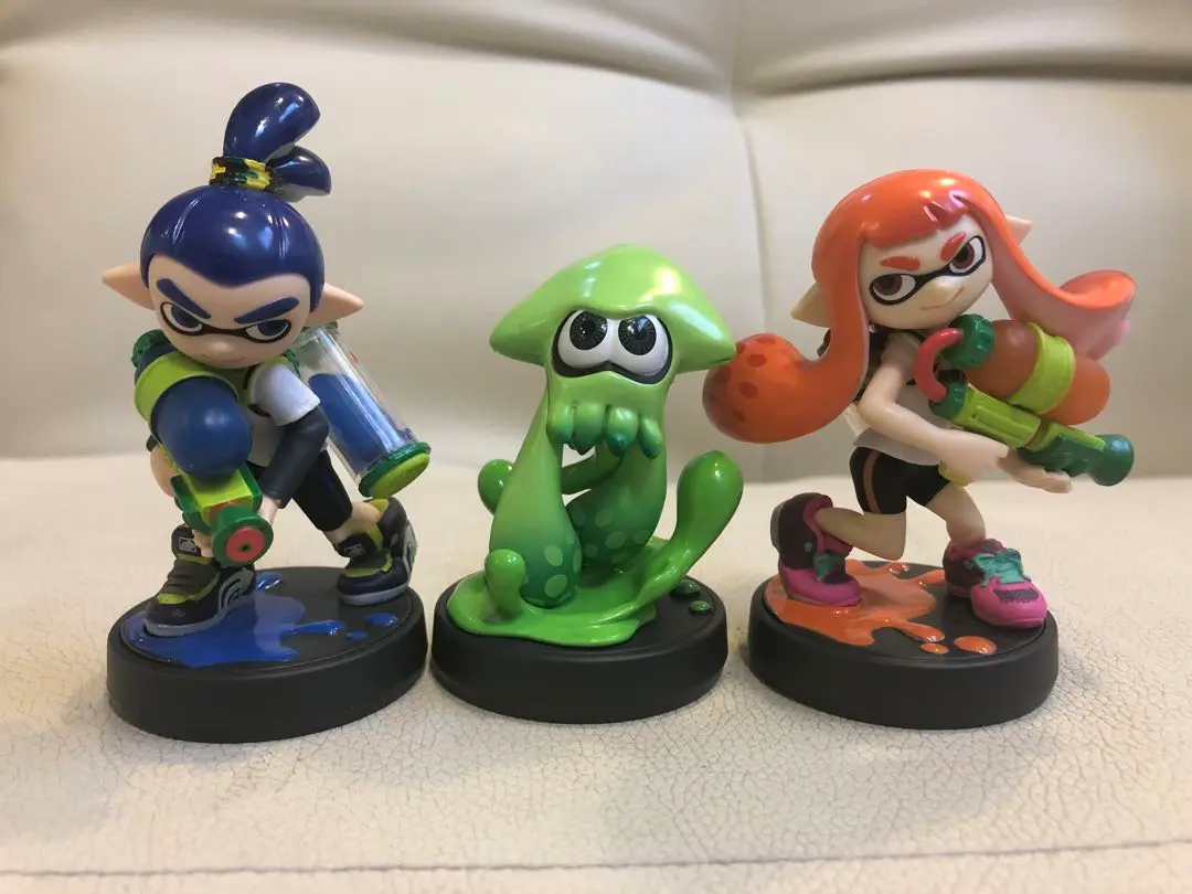 【新品未開封】amiibo スプラトゥーン　ガール　イカ　ボーイ　トリプルセット 2025年最新】amiibo トリプルセット[ガール/イカ/ボーイ](スプラ