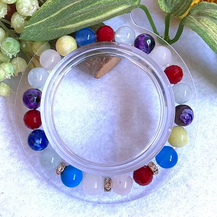 Thumbnail of Blue Red Yellow Violet Pink White ⭐︎ Colorful Bracelet