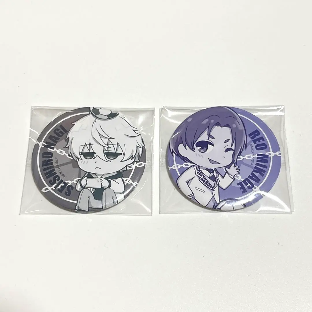 Thumbnail of Blue Lock Seishiro Nagi and Reo Mikage Can Badge Set