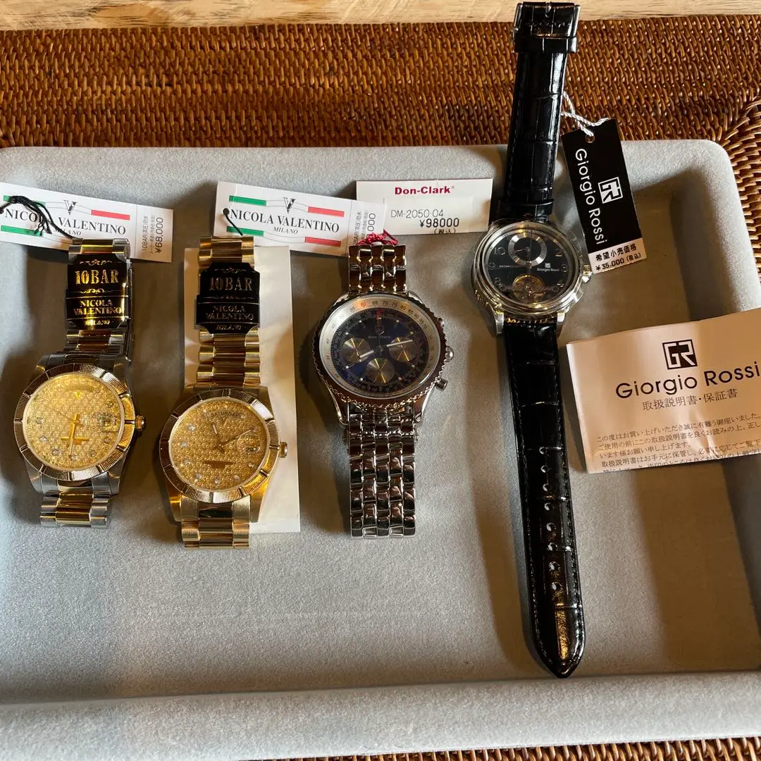 Giorgio Rossi 時計　手巻き時計　ジャンピングセコンド　ツイン時計 Giorgio Rossi 時計 手巻き時計 ジャンピングセコンド ツイン時計