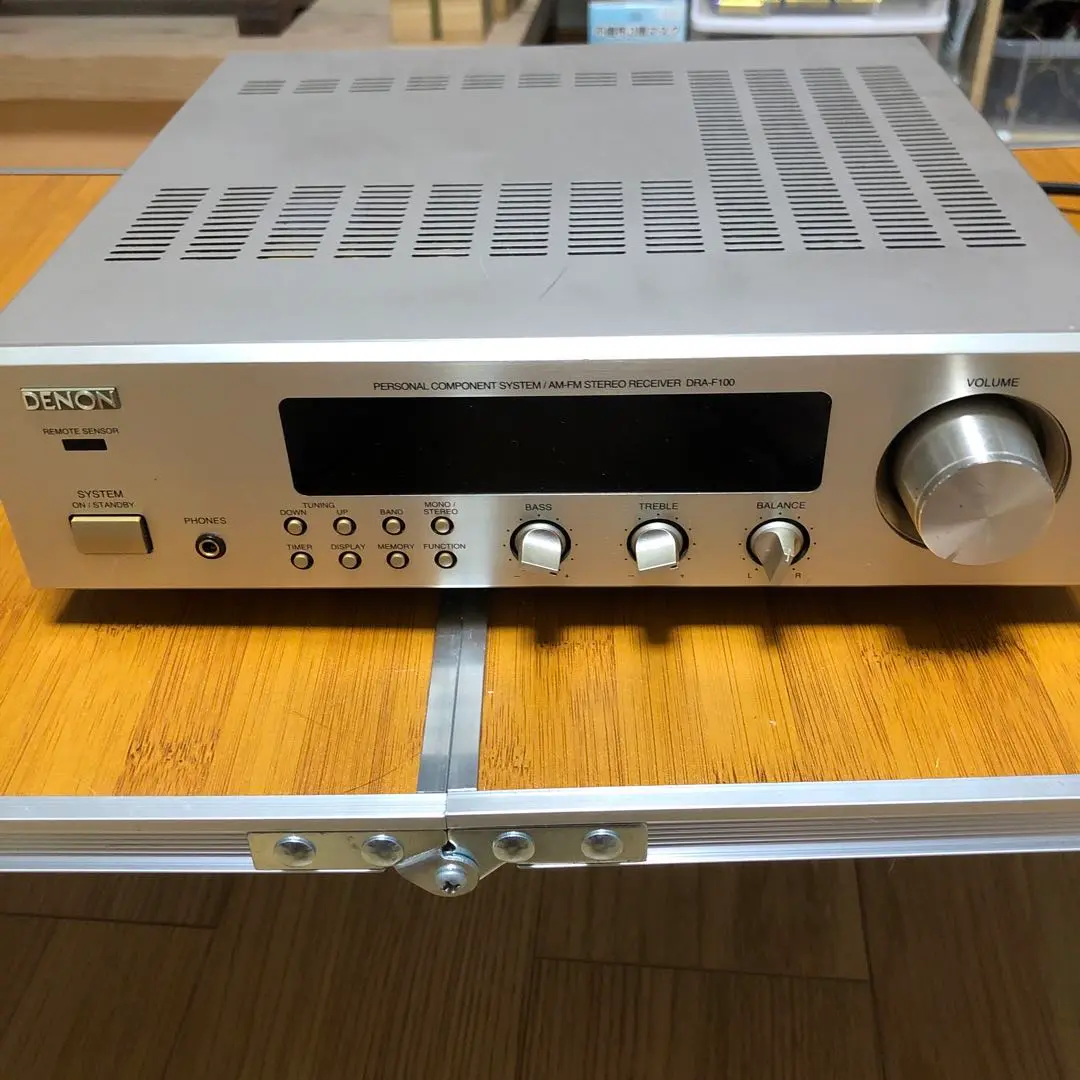 【極美品】DENON FM/AMステレオレシーバー　DRA-F100 高速配送 Denon DRA-F100 AM FM Stereo Receiver Personal